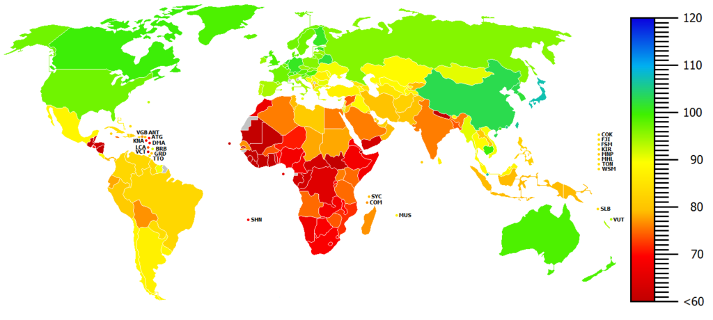 world population review iq europe